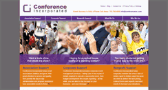 Desktop Screenshot of conferenceinc.com