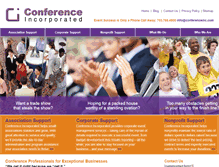 Tablet Screenshot of conferenceinc.com